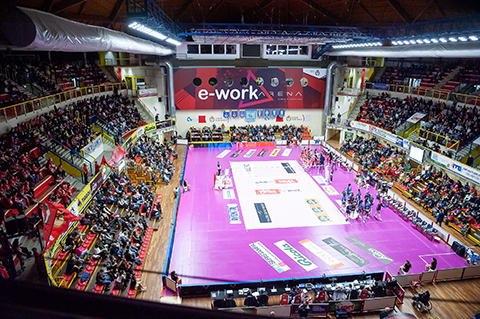 E-WORK ARENA AL 60% PER UYBA – BERGAMO – Lega Pallavolo Serie A Femminile